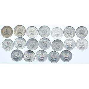 Zestaw monet PRL, 10 groszy 1949-1983 (27szt)