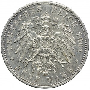 Niemcy, Prusy, Wilhelm II, 5 marek 1901, Berlin