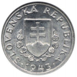 Słowacja, 20 halerzy 1943, NGC MS64