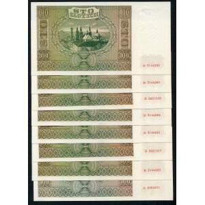 Zestaw banknotów 100 złotych 1941 - A, D -