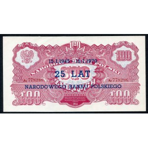 100 złotych 1944 ...owe - 25 lat NBP, SPECIMEN