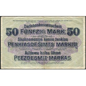 Kowno, 50 marek 1918 - G -