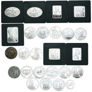 Zestaw monet, 10, 20 złotych 2010-2011 (25szt.)