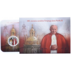 10 Gold 2020, 100. Jahrestag der Geburt des Heiligen Johannes Paul II.