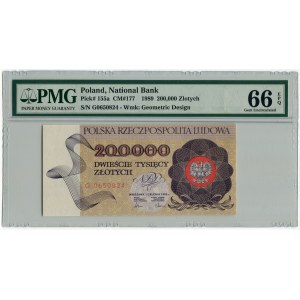 200.000 złotych 1989 - G - PMG 66 EPQ