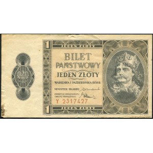 1 złoty 1938 - Y -