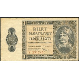 1 złoty 1938 - Y -