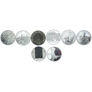 Zestaw monet, 20 złotych 2008-2011 (8szt.)