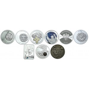 Zestaw monet, 20 złotych 2012-2015 (9szt.)
