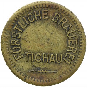 Tichau - Tychy - żeton browaru książęcego