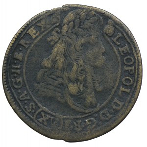 Ungarn, Leopold I., 15 krajcars 1678 KB, Kremnica - Eine FALSCHE FALSCHE FALSCHE FAKTEN DER ZEIT