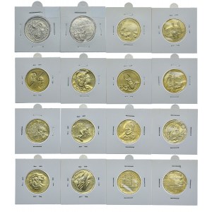 Zestaw monet, 2 złote 1995-1998 (16 szt.)