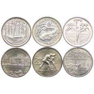 Zestaw monet, 2 złote 1995 (6szt.)