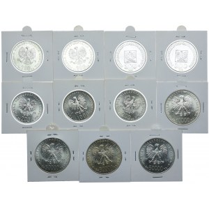 Zestaw monet, 200, 1000, 10.000, 50.000 złotych 1974-1988 (11szt.)