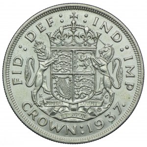 Wielka Brytania, Jerzy VI, 1 korona 1937 Londyn