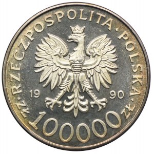 100.000 złotych 1990, Solidarność typ A