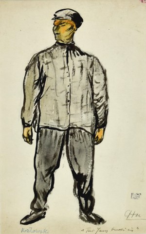 Otto AXER (1906-1983), Kozłowski - projekt kostiumu