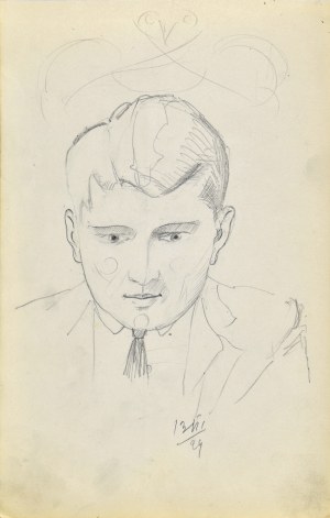 Stanisław ŻURAWSKI (1889-1976), Popiersie mężczyzny, 1924