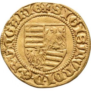 Uhry, Zikmund Lucemburský, 1387 - 1437, Dukát (1392-1396) B, Buda-Ferenc Bernardi, svatý
