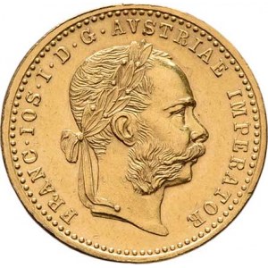 František Josef I., 1848 - 1916, Dukát 1910, 3.486g, nep.hr., nep.rysky, pěkná patina