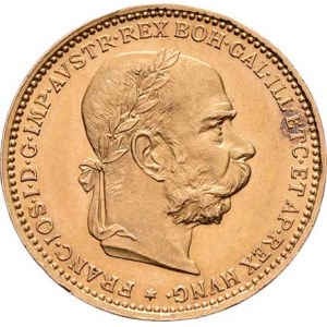 František Josef I., 1848 - 1916, 20 Koruna 1892, 6.767g, nep.hr., nep.rysky, pěkná