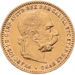 František Josef I., 1848 - 1916, 10 Koruna 1905, 3.374g, nep.hr., nep.rysky, pěkná