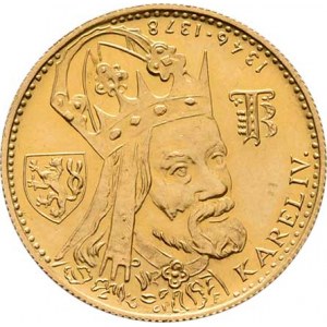 Československo, období 1960 - 1990, Dukát 1978 - Karel IV. (pouze 7707 ks), 3.490g,
