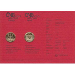 Česká republika, 1993 -, Karta (certifikát) pro minci 2000 Kč 2003 - Štíty
