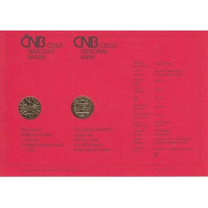 Česká republika, 1993 -, Karta (certifikát) pro minci 1000 Kč 1995 - Koruna