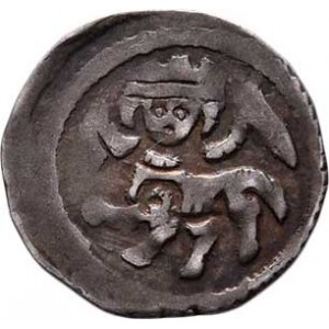 Uhry, Bela IV., 1235 - 1270, AR Denár, Husz.336, Unger.256, RBS.515, 0.602g,