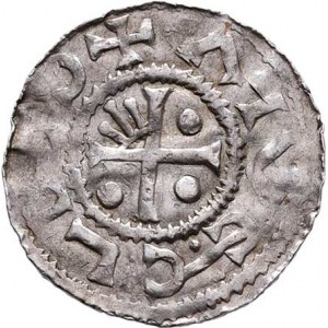 Boleslav II., knížetem v Čechách 972 - 999, Denár, Ca.108, F.III/5 (184), 1.382g, nep.nedor.,