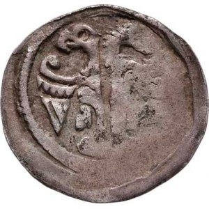 Přemysl Otakar II., markrabě moravský, 1247 - 1253, Denár, Ca.899, F.XXXII/34 (2429), 0.651g, mírně