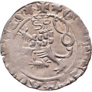 Karel IV., 1346 - 1378, Pražský groš, Ve.1, Pinta.I.a/1, 3.444g, dr.vada