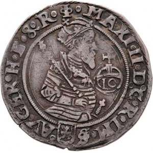 Maxmilian II., 1564 - 1576, 10 Krejcar 1568, Jáchymov-Geitzköfler, J.5b, MKČ.214,