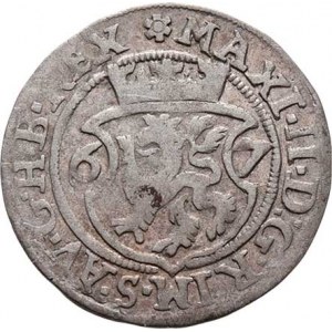 Maxmilian II., 1564 - 1576, 2 Krejcar (15)67, Jáchymov-Geitzköfler, MKČ.219,