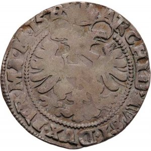 Rudolf II., 1576 - 1612, Bílý groš 1579, K.Hora-Šatný, J.13a, MKČ.376, 1.583g,