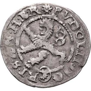 Rudolf II., 1576 - 1612, Malý groš 1589, K.Hora-Šatný, HN.1b (opis 7a),