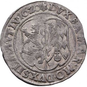 Friedrich Falcký, 1619 - 1620, 24 Krejcar 1620, Praha-Škréta, J.2, MKČ.656, 7.567g,