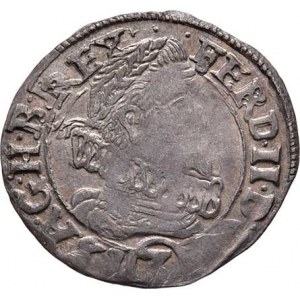 Ferdinand II., 1619 - 1637 (Mince dobrého zrna), 3 Krejcar 1636, K.Hora-Geronis, J.35a, MKČ.815,