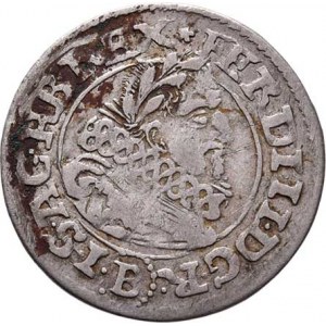Ferdinand II., 1619 - 1637 (Mince dobrého zrna), 3 Krejcar (1)624 CW, Brno-Wohnsiedler, MKČ.887a, j