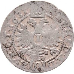 Ferdinand II., 1619 - 1637 (Mince dobrého zrna), Krejcar 1631 MF, Olomouc-Fritsch, MKČ.945, ČS.554,