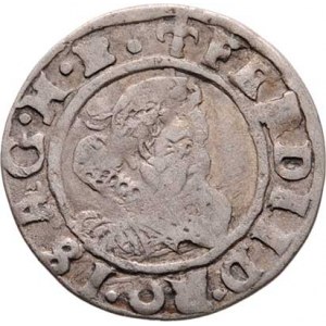 Ferdinand II., 1619 - 1637 (Mince dobrého zrna), Krejcar 1625, Nisa-neobsazeno, MKČ.1082a, 0.862g,