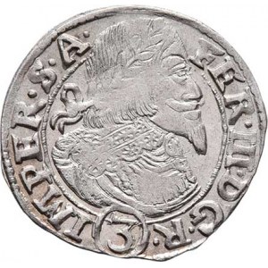 Ferdinand III., 1637 - 1657, 3 Krejcar 1657, K.Hora-Hackl, J.5, MKČ.1197, 1.428g,