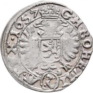 Ferdinand III., 1637 - 1657, 3 Krejcar 1657, K.Hora-Hackl, J.5, MKČ.1197, 1.428g,