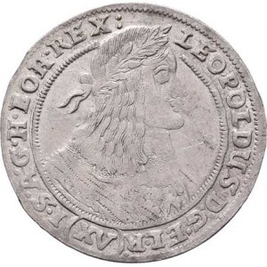 Leopold I., 1657 - 1705, XV Krejcar 1662 GH, Vratislav-Hübner, Höll.62.1.2,