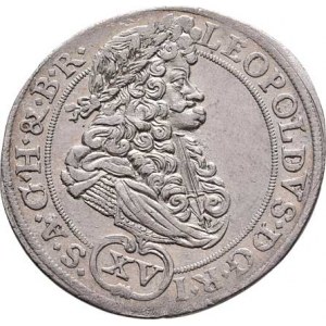 Leopold I., 1657 - 1705, XV Krejcar 1694, Vratislav-Wackerl, Höll.94.1.11,