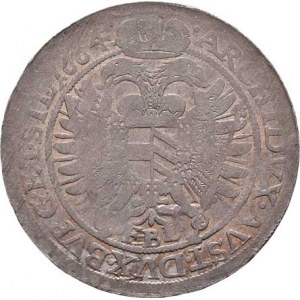 Leopold I., 1657 - 1705, XV Krejcar 1664 FBL, Kladsko-Lisola, Höll.64.2.3,