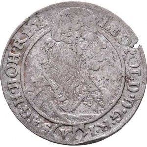 Leopold I., 1657 - 1705, VI Krejcar 1665 SH, Vratislav-Hammerschmidt,