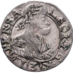 Leopold I., 1657 - 1705, 3 Krejcar 1670, K.Hora-Hackl, Nech.288, MKČ.1453,