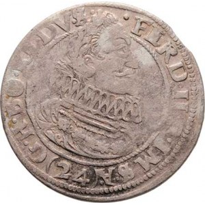 Svídnice (Schweidnitz) - město, 24 Krejcar 1622 - s portrétem a tit. Ferdinanda II.,